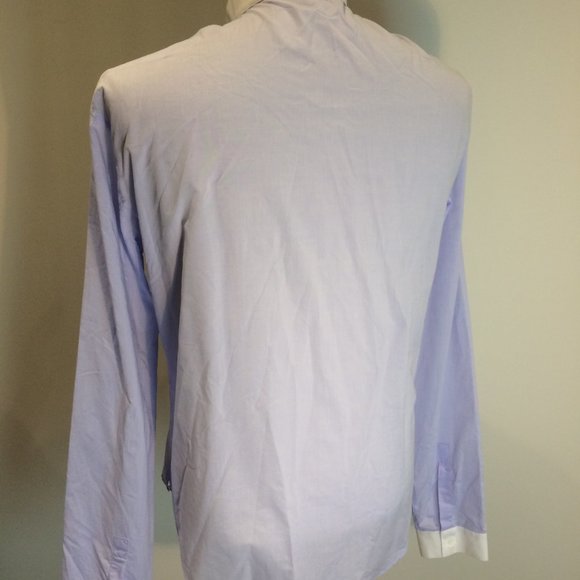 Dior Homme Size 43 Contrast Band Collar Shirt - Picture 2 of 6